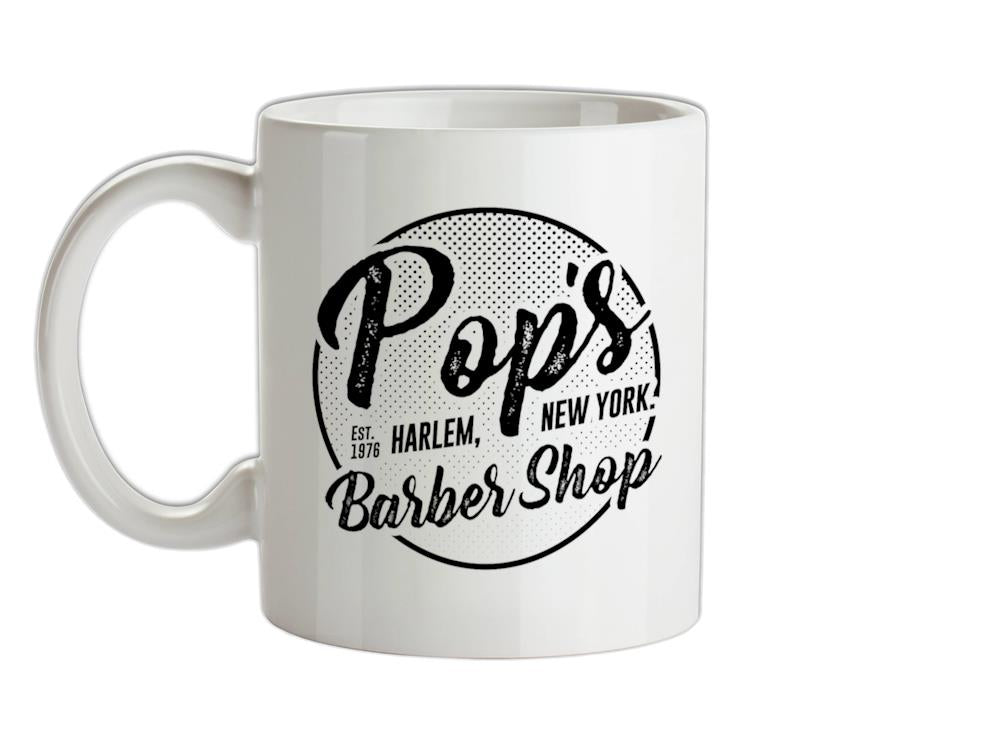 Pop's Barber Shop Ceramic Mug