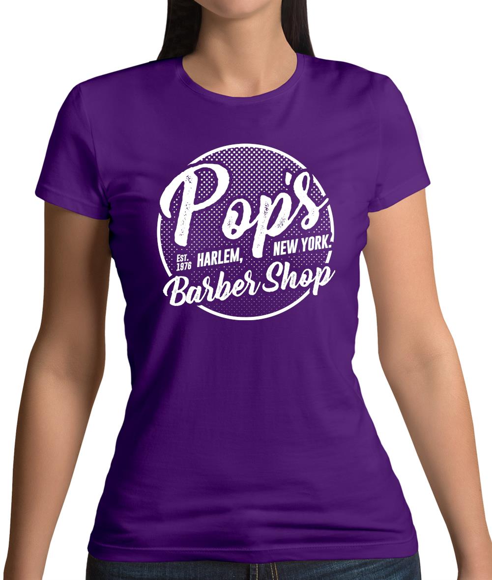 Pop'S Barber Shop Womens T-Shirt