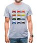 Porsche 993 Colour Swatch Mens T-Shirt