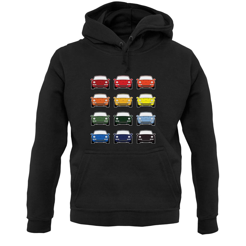 Porsche 993 Colour Swatch Unisex Hoodie