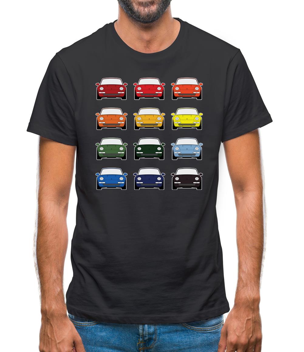 Porsche 993 Colour Swatch Mens T-Shirt
