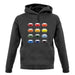 Porsche 993 Colour Swatch unisex hoodie