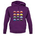 Porsche 993 Colour Swatch unisex hoodie