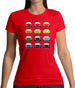 Porsche 993 Colour Swatch Womens T-Shirt