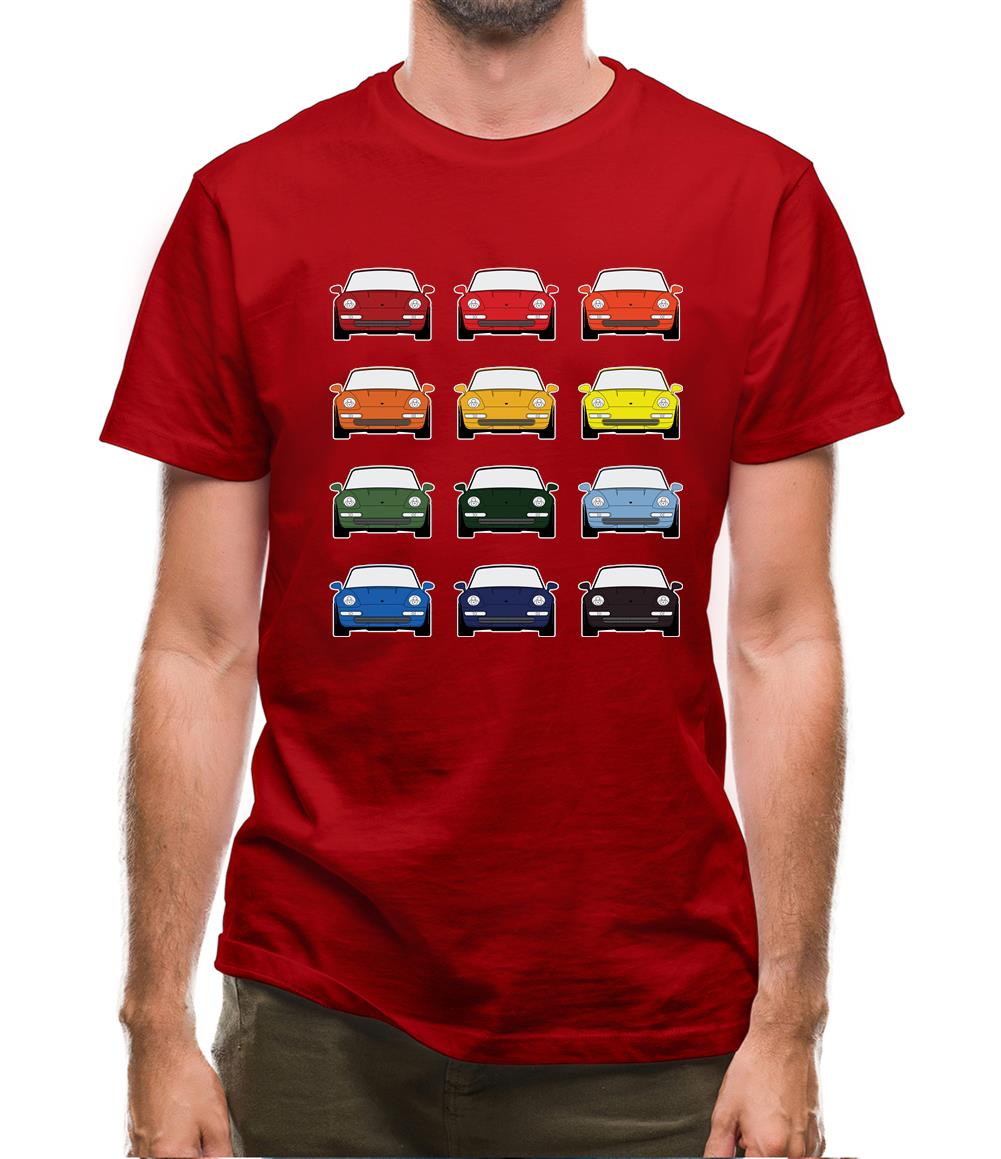 Porsche 993 Colour Swatch Mens T-Shirt