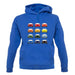 Porsche 993 Colour Swatch unisex hoodie