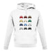 Porsche 356 Colour Grid unisex hoodie