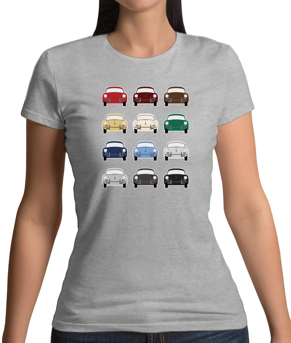 356 Colour Grid Womens T-Shirt