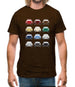 356 Colour Grid Mens T-Shirt