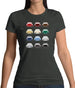 Porsche 356 Colour Grid Womens T-Shirt