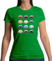 Porsche 356 Colour Grid Womens T-Shirt