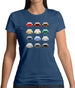 Porsche 356 Colour Grid Womens T-Shirt