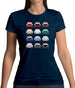 Porsche 356 Colour Grid Womens T-Shirt