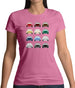 Porsche 356 Colour Grid Womens T-Shirt