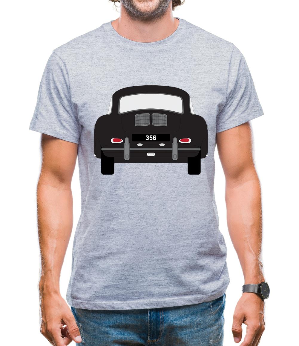 Rear View Black 356 Mens T-Shirt