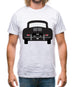 Rear View Black 356 Mens T-Shirt