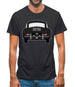 Rear View Black 356 Mens T-Shirt