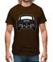 Rear View Black 356 Mens T-Shirt