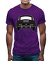 Rear View Black 356 Mens T-Shirt