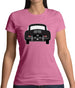 Rear View Black 356 Womens T-Shirt