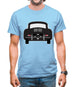 Rear View Black 356 Mens T-Shirt