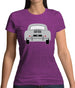 Rear View Porsche 356 Grey Womens T-Shirt