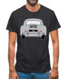 Rear View 356 Grey Mens T-Shirt