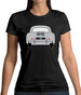 Rear View Porsche 356 Grey Womens T-Shirt