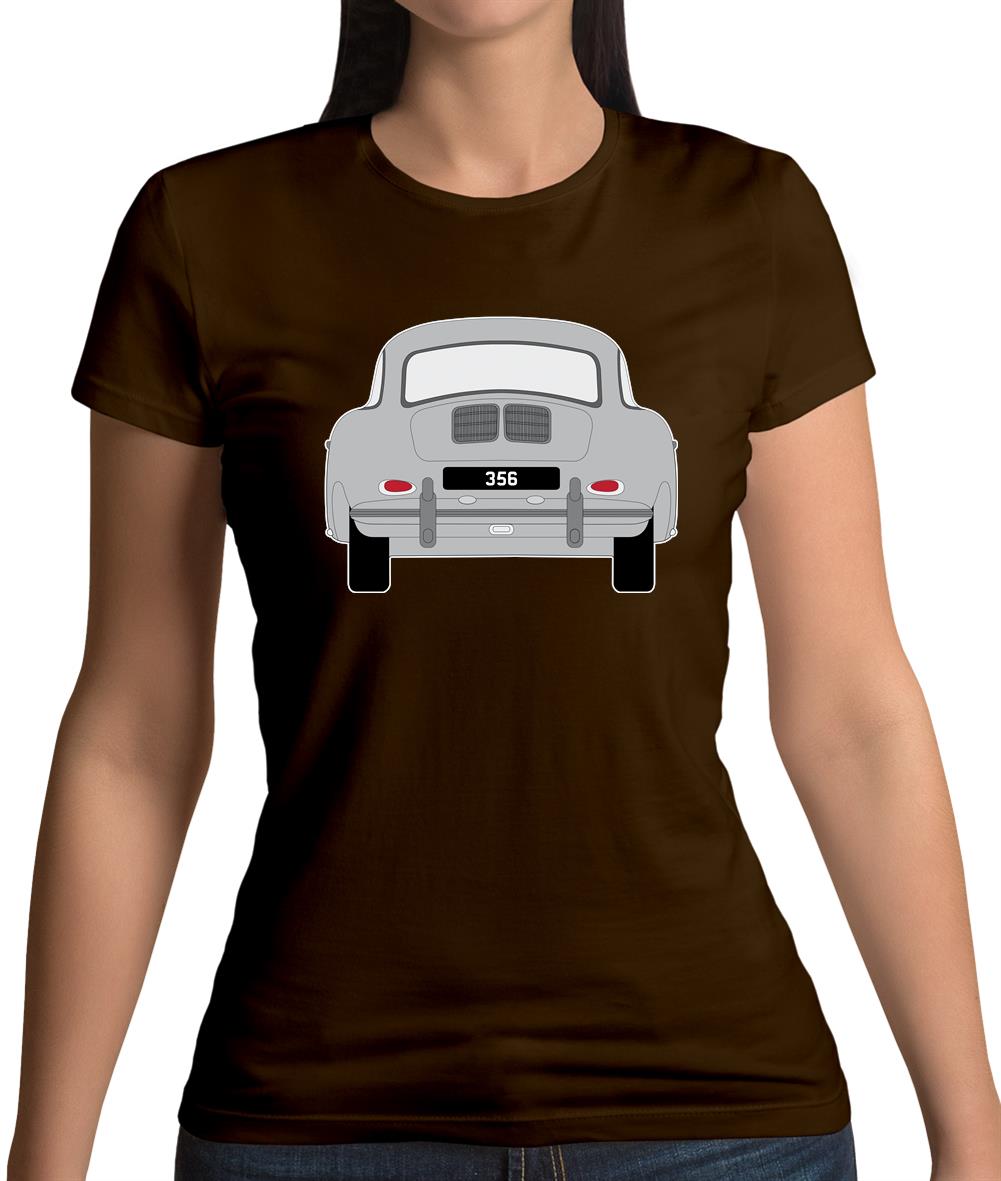 Rear View 356 Grey Womens T-Shirt