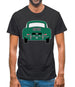 Rear View 356 Green Mens T-Shirt