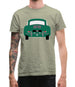 Rear View 356 Green Mens T-Shirt