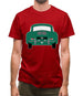 Rear View 356 Green Mens T-Shirt