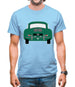 Rear View 356 Green Mens T-Shirt