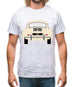 Rear View 356 Ivory Mens T-Shirt