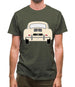 Rear View 356 Ivory Mens T-Shirt