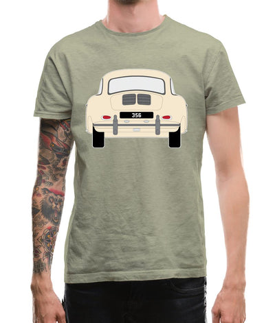 Rear View 356 Ivory Mens T-Shirt