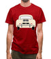 Rear View 356 Ivory Mens T-Shirt