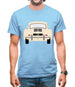 Rear View 356 Ivory Mens T-Shirt