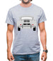 Rear View 356 Silver Mens T-Shirt