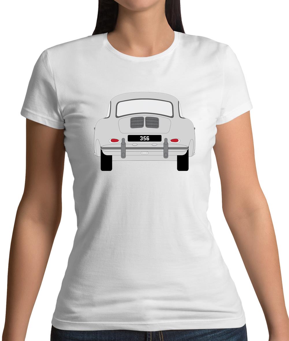 Rear View 356 Silver Womens T-Shirt