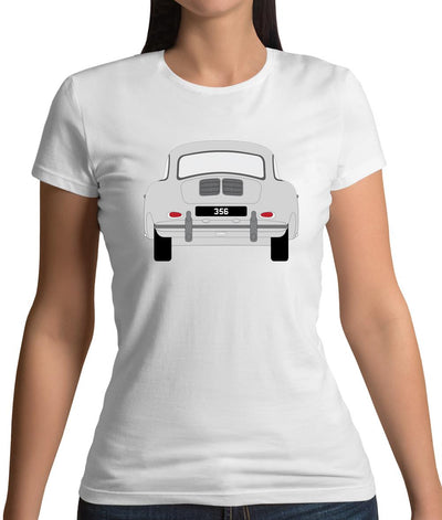 Rear View 356 Silver Womens T-Shirt
