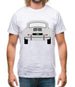 Rear View 356 Silver Mens T-Shirt