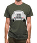 Rear View 356 Silver Mens T-Shirt