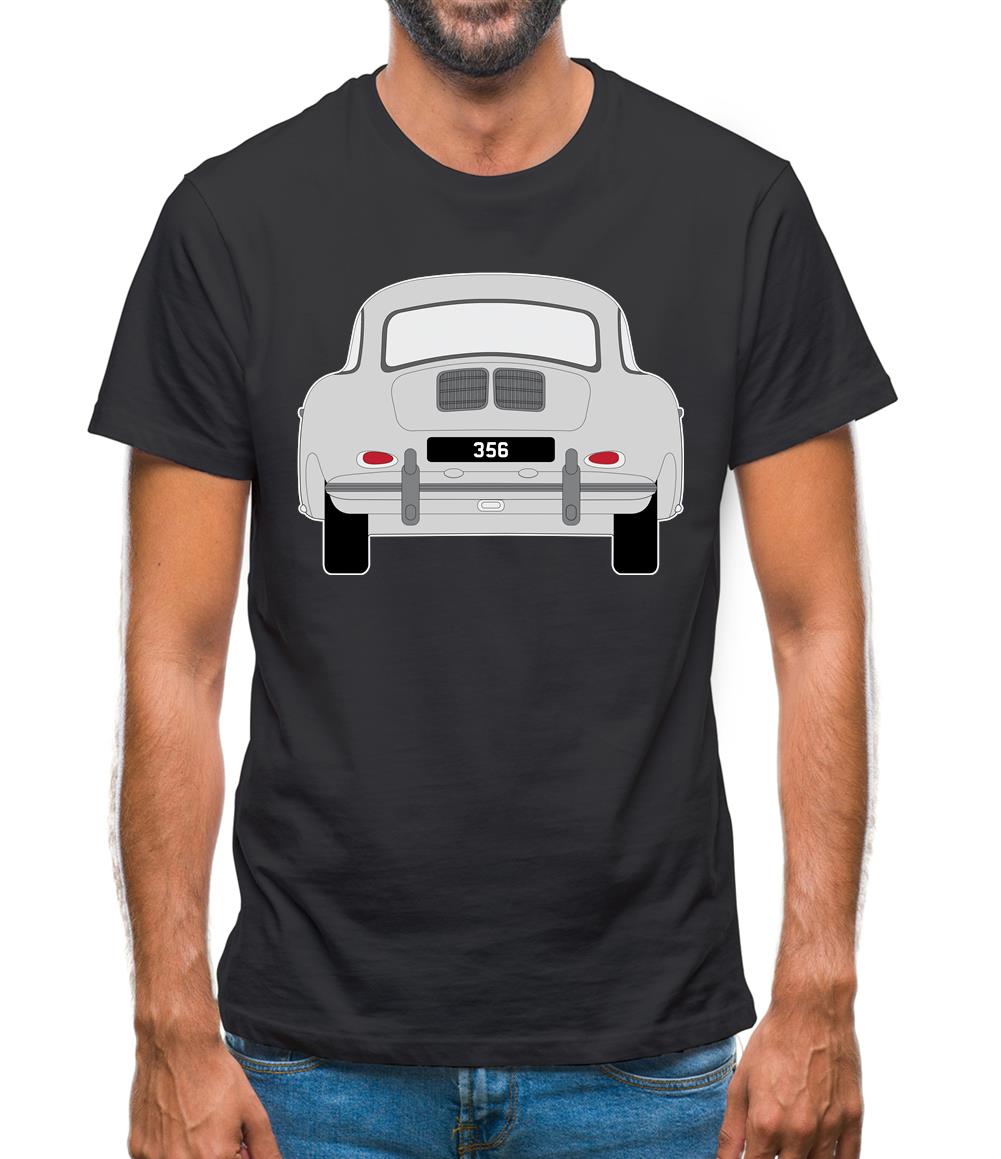 Rear View 356 Silver Mens T-Shirt