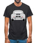 Rear View 356 Silver Mens T-Shirt