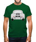 Rear View 356 Silver Mens T-Shirt