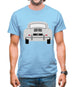 Rear View 356 Silver Mens T-Shirt