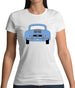 Rear View 356 Sky Blue Womens T-Shirt