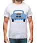 Rear View 356 Sky Blue Mens T-Shirt