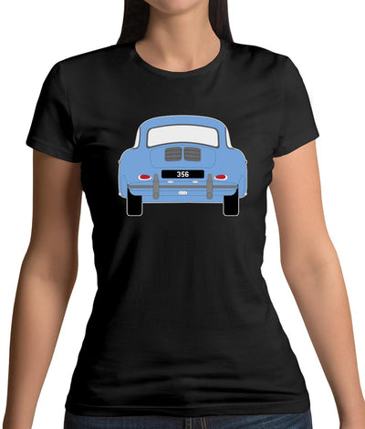 Rear View 356 Sky Blue Womens T-Shirt